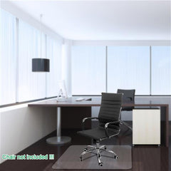 HAOYYE PVC Chair Mat, Rectangular Floor Protector, Durable Space-Saving Solution for Office and Home, Premium Quality, Non-Slip Design for Hardwood, Carpet, and Tile Floors, Stylish and Functional Protection.