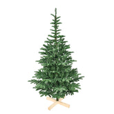 HAOYYE Artificial Green LED-Lit Christmas Tree with 941 PE PVC Mixed Branch Tips Hinged Premium Design and Foldable Base for Indoor Holiday Decoration Durable Stable and Easy to Assemble Fire Resistant Material