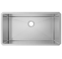HAOYYE 32" L X 19" W Undermount Single Bowl 18 Gauge 304 Stainless Steel Kitchen Sink (Sink Only) Sturdy Space-Saving Heavy Duty Modern Design Adults Dorm Room Easy Assembly Bedroom Furniture