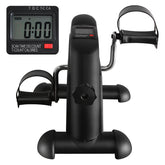 Haoyye Mini Exercise Bike for Home Rehabilitation, Maximum Weight 120KG, with LED Display, Foot Restraint Strap, and Adjustable Resistance