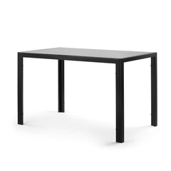 HAOYYE Dining Table Sturdy Space-Saving Heavy Duty Modern Design Adults Dorm Room Easy Assembly Bedroom Furniture