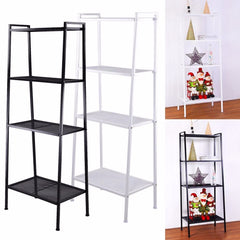 HAOYYE Ivory White 4-Tier Bookshelf, Sturdy And Durable Design, Multifunctional Storage Solution, Modern Home Organizer For Living Room And Bedroom, Practical Stylish Space-Saving Shelf For Books, Décor, And Accessories