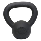 HAOYYE 10lbs Solid Cast Iron Kettlebell Durable Matte Powder Coating Non-Slip Handle Flat Bottom for Strength Training Muscle Building Functional Fitness Home Gym