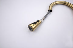 HAOYYE Kitchen Faucet with Pull Out Spraye Sturdy Space-Saving Heavy Duty Modern Design Adults Dorm Room Easy Assembly Bedroom Furniture