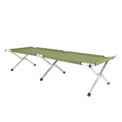 HAOYYE Portable Folding Camping Cot with Carrying Bag, Lightweight and Durable Folding Bed for Outdoor Camping, Hiking, Travel, and Relaxation