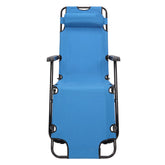 HAOYYE Portable Dual-Purpose Extendable Folding Reclining Chair, Blue – Premium Steel Tube and Oxford Fabric, Comfortable and Durable Lounge Chair for Outdoor Use, Adjustable Reclining Chair, Easy to Carry, Space-Saving Design for Camping, Patio