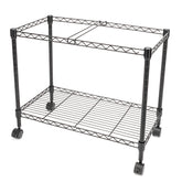 HAOYYE Single Tier Metal Rolling Mobile File Cart – Black, Space-Saving & Durable, Easy Mobility with 4 Wheels, Premium Quality Steel Construction, Ideal for Home Office, Classroom, Living Room – Soft Cozy Warm Flannel Fleece, Luxury & Stylish Design