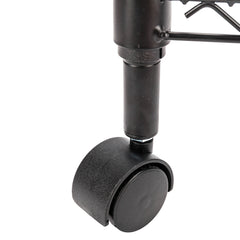 HAOYYE Single Tier Metal Rolling Mobile File Cart – Black, Space-Saving & Durable, Easy Mobility with 4 Wheels, Premium Quality Steel Construction, Ideal for Home Office, Classroom, Living Room – Soft Cozy Warm Flannel Fleece, Luxury & Stylish Design