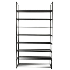HAOYYE 2-Pack 4-Tier Shoe Rack Shelf, Gray Color, Durable and Space-Saving Storage Organizer, Modern Design, Versatile Use for Bedroom, Entryway, Hallway, and Closet, Premium Quality