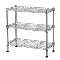 HAOYYE 3-Tier UltraZinc Cabinet Organizer with Soft Cozy Warm Flannel Fleece Home Decor, Luxury Comfortable Unique Design, Premium Quality Decorative Storage Rack for Kitchen, Bathroom, Office, Living Room, Stylish Home Storage Solution