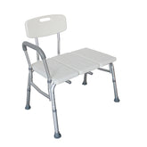 HAOYYE Medical Bathroom Safety Shower Tub Transfer Bench with Wide Comfortable Seat and Padded Handle Durable Lightweight Aluminium Alloy Frame for Senior and Disabled Support Bathing Aid