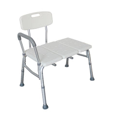 HAOYYE Medical Bathroom Safety Shower Tub Transfer Bench with Wide Comfortable Seat and Padded Handle Durable Lightweight Aluminium Alloy Frame for Senior and Disabled Support Bathing Aid