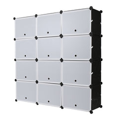 HAOYYE 4-Tier Portable Shoe Rack, Black Sturdy Design, Durable Multifunctional Organizer, Space-Saving Storage Cabinet For Heels, Boots, And Slippers, Expandable 48-Pair Shoe Tower, Modern Home Organizer For Closet, Entryway, Or Living Room