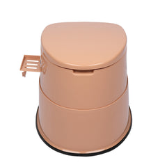 HAOYYE Portable Toilet with Non-slip Mat, Lightweight and Leak-Proof for Outdoor Activities, Camping, and Long Road Trips