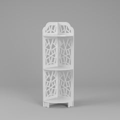 HAOYYE 3-Tier Corner Shower Shelf for Bathroom, Waterproof and Durable, Space-Saving Organizer, Modern and Stylish Storage Solution, Versatile for Living Room and Home Essentials