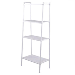 HAOYYE Ivory White 4-Tier Bookshelf, Sturdy And Durable Design, Multifunctional Storage Solution, Modern Home Organizer For Living Room And Bedroom, Practical Stylish Space-Saving Shelf For Books, Décor, And Accessories