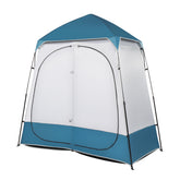 HAOYYE Oxford Cloth Double Dressing Tent, Portable Privacy Shelter for Showers, Changing Clothes, and Restroom Use, Easy Setup with Ground Spikes and Windproof Ropes