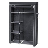 HAOYYE Portable Closet Storage Organizer with Shelves, Durable Space-Saving Wardrobe Clothes Rack, Modern Design, Versatile Use, Premium Quality, Stylish Look for Bedroom, Living Room, Entryway, or Closet