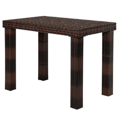 HAOYYE Bar Table Brown Gradient Stylish Modern Design Durable Sturdy Construction Perfect for Home Bar Kitchen Dining Room Indoor and Outdoor Use Elegant Brown Finish Ideal for Entertaining and Everyday Use