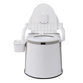HAOYYE Portable Outdoor Toilet, Compact Travel Toilet for Camping, Hiking, Fishing, and RV Self-Driving, Easy to Use with 5-Gallon Bucket and Anti-Slip Features, Convenient for Outdoor Adventures