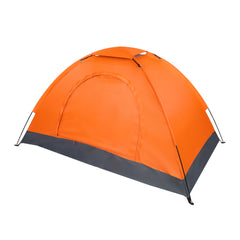 HAOYYE 1-Person Waterproof Camping Dome Tent, Lightweight and Easy to Set Up, Outdoor Hiking Tent with Double Door Design and Ventilation