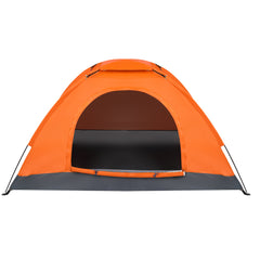 HAOYYE 1-Person Waterproof Camping Dome Tent, Lightweight and Easy to Set Up, Outdoor Hiking Tent with Double Door Design and Ventilation