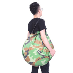 Haoyye Pop Up Tent Instant Portable Shower Tent, Outdoor Privacy Toilet & Changing Room, Waterproof Camouflage Design with Zipped Window and Built-in Storage Bag, Easy Setup for Beach, Camping, or Road Trips