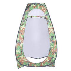 Haoyye Pop Up Tent Instant Portable Shower Tent, Outdoor Privacy Toilet & Changing Room, Waterproof Camouflage Design with Zipped Window and Built-in Storage Bag, Easy Setup for Beach, Camping, or Road Trips