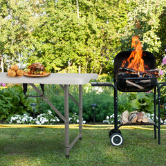 HAOYYE Outdoor PVC Mesh Backrest Iron Bench, Sturdy & Comfortable Seating for Gardens, Patios, and Pathways