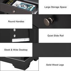 HAOYYE Console Sofa Table with Ample Storage Retro Sideboard Buffet Cabinet with Open Shelves and 3 Drawers Entryway Storage Cabinet for Living Room