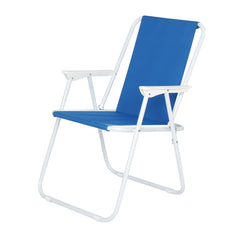 HAOYYE Oxford Cloth Iron Outdoor Beach Chair, Lightweight and Portable Foldable Chair for Beach, Camping, Picnic, and Outdoor Relaxation