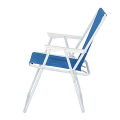 HAOYYE Oxford Cloth Iron Outdoor Beach Chair, Lightweight and Portable Foldable Chair for Beach, Camping, Picnic, and Outdoor Relaxation