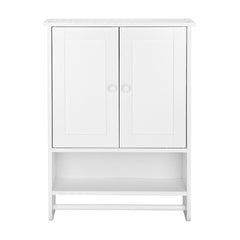 HAOYYE Wall Hanging Cabinet with Two Doors Wall Washer Storage Cabinet Sturdy Design Durable Multifunctional Modern Home Organizer Storage Solution Practical Stylish Space-Saving