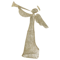 HAOYYE Angel Garden Decoration Warm White LED Cotton Thread Light Wrapped Around 4ft Angel with 130 LEDs 30V 3.6W Decorative Outdoor Indoor Holiday Yard Display