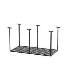 HAOYYE Overhead Garage Storage Rack, Heavy Duty Adjustable Ceiling Mounted Storage Racks, 750LBS Weight Capacity, Black, Soft Cozy Warm Flannel Fleece Home Decor, Luxury Comfortable Unique Design, Durable and Space-Saving Garage Storage Solution