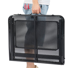 HAOYYE 4.7ft Portable Picnic Table, Adjustable Height Aluminum Alloy Folding Table for Outdoor Use, Perfect for Picnics, Camping, BBQs, and Family Gatherings, Lightweight and Easy to Store