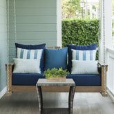 HAOYYE Outdoor Patio Wicker Side Table, Grey Square End Table with Glass Top and Storage Shelf, All-Weather PE Rattan Coffee Table for Porch Garden Balcony Backyard Bistro Decor