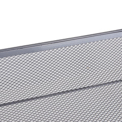 HAOYYE Honeycomb Mesh Style Four-Layer Removable Storage Cart – Durable Silver Rolling Cart With Spacious Shelves For Kitchen, Bathroom, Bedroom, And Office Organization – Heavy-Duty Carbon Steel Construction, Easy To Move, Space-Saving Design