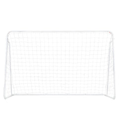 HAOYYE Soccer Goal Training Set with Net Buckles and Ground Nails Portable 8x5ft Sports Goal Post for Backyard Practice Indoor Outdoor Football Shooting Passing Drills Team Training Equipment