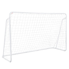 HAOYYE Soccer Goal Training Set with Net Buckles and Ground Nails Portable 8x5ft Sports Goal Post for Backyard Practice Indoor Outdoor Football Shooting Passing Drills Team Training Equipment