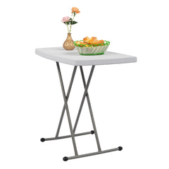 HAOYYE Liftable Garden Plastic Table, Durable and Adjustable Outdoor Table for Patio, Garden, or Balcony, Easy to Move and Maintain, Perfect for Outdoor Dining or Relaxation