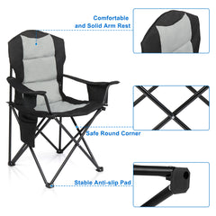 Haoyye Camping Chair Fishing Chair, Folding Chair with Iron Frame and Oxford Cloth, Lightweight and Durable, Perfect for Outdoor, Camping, Fishing, and Beach Relaxation