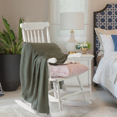 HAOYYE Patio Rocking Chair Solid Wood, Outdoor Porch Rocker Chair with Sturdy Wooden Frame, Comfortable Indoor Wooden Rocking Chair for Garden, Backyard, or Balcony, Elegant Brown Design for Relaxation and Style