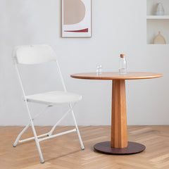 HAOYYE 10pcs Injection Molding Classic Garden Plastic Folding Chair White soft cozy warm flannel fleece home decor luxury comfortable unique design premium quality decorative