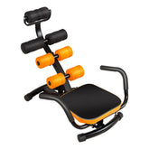 HAOYYE Fitness Equipment Abdominal Training Machine with 3 Adjustable Levels, Comfortable Thickened Cushion, Heavy-Duty Iron Frame, Soft Foam Rollers for Back Support, Suitable for Home and Gym Workouts