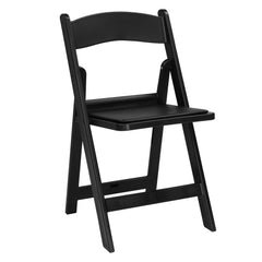 HAOYYE Folding Chair, Resin Chair with Padded Seat, Comfortable Event Chair Indoor Outdoor for Home Event Party Picnic School Wedding, Black soft cozy warm flannel fleece home decor luxury