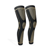 HAOYYE Copper 2 Pieces Kneepad Set For Knee Pain Arthritis Support Ligament Injury Meniscus Tear Tendonitis Relief Compression Sleeves For Basketball Football Running Cycling And Daily Activities Support For TEMU Self-Pickup Order Shipping