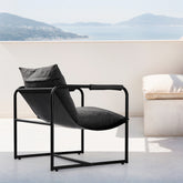 Haoyye Grey Cushion Sofa With Sturdy Iron Frame, Comfortable Oxford Cloth Upholstery, Modern Furniture Ideal For Living Room, Lounge, Or Office