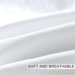 HAOYYE 3-Piece Green Gold Tropical Duvet Cover Set, Botanical Palm Leaves Pattern, Microfiber Lightweight Bedding with 2 Pillowcases, King Size, Soft and Cozy Design for a Relaxing and Stylish Bedroom