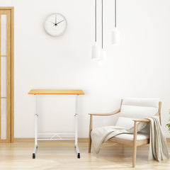 HAOYYE Removable P2 15mm Chipboard & Steel Side Table, Sturdy Design, Durable Multifunctional Modern Home Organizer, Stylish Space-Saving Storage Solution for Living Room or Bedroom